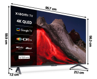 Xiaomi 43''A Pro 2026 QLED 4K Google TV - 1344929 - zdjęcie 7